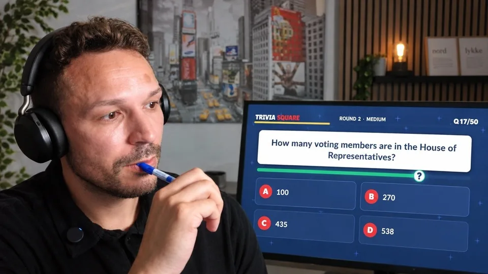 Can a Danish Guy Pass the U.S. Citizenship Test? (50 Questions)