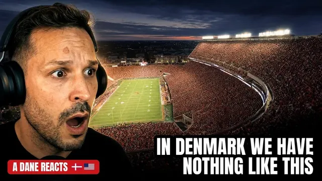 A Dane Reacts to MOST INSANE College Football Entrances Ever!!