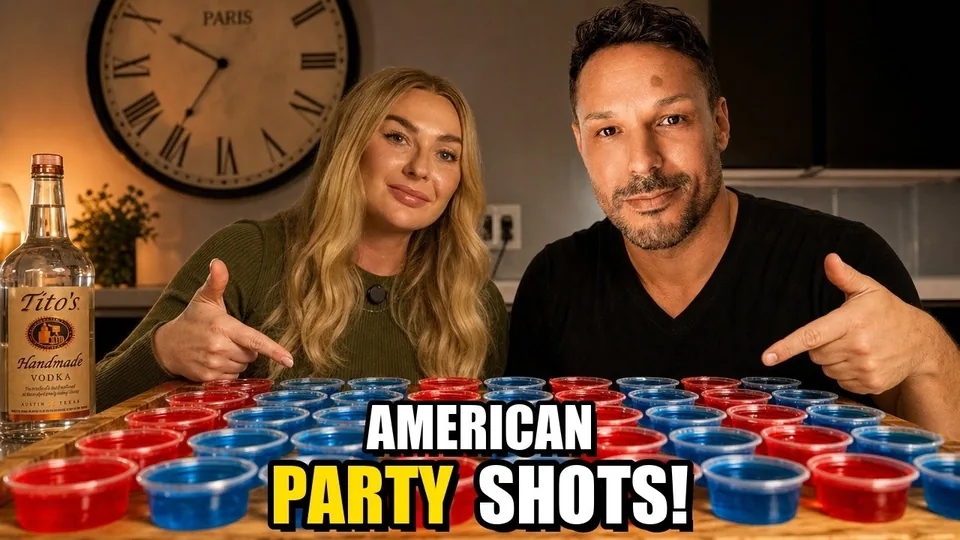 We Tried American JELL-O SHOTS for the First Time 🇩🇰 (Danish Couple)