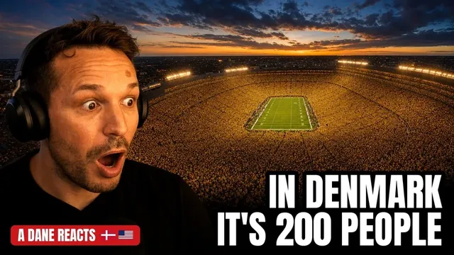 Danish Guy Reacts to America's MOST INSANE College Football Atmospheres