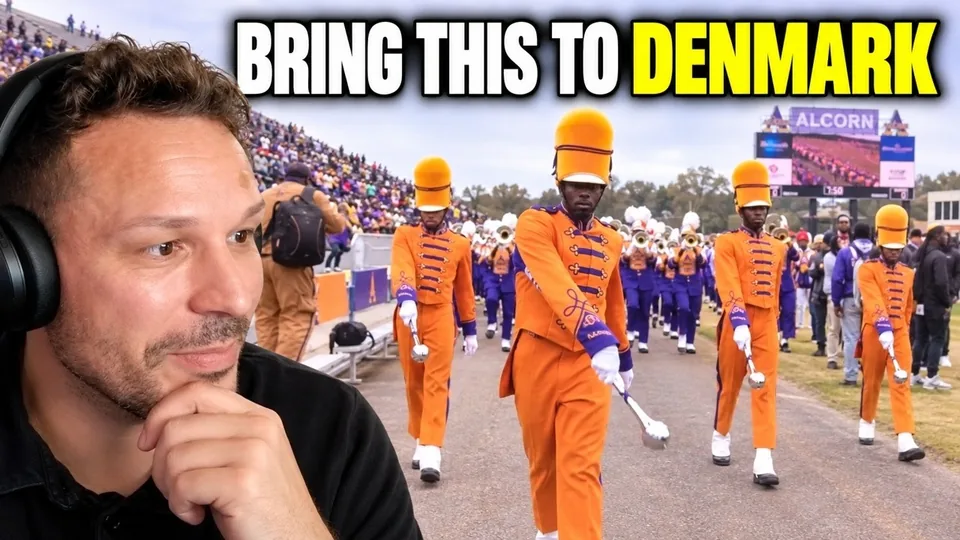 This American Marching Band Is INSANE! Danish Guy Reacts